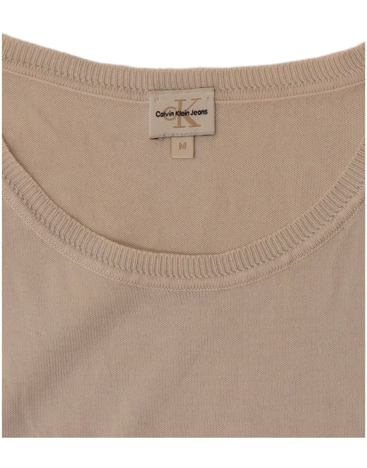 Calvin Klein Jeans Damen Weste Tank Top UK 12 Mittelgrau