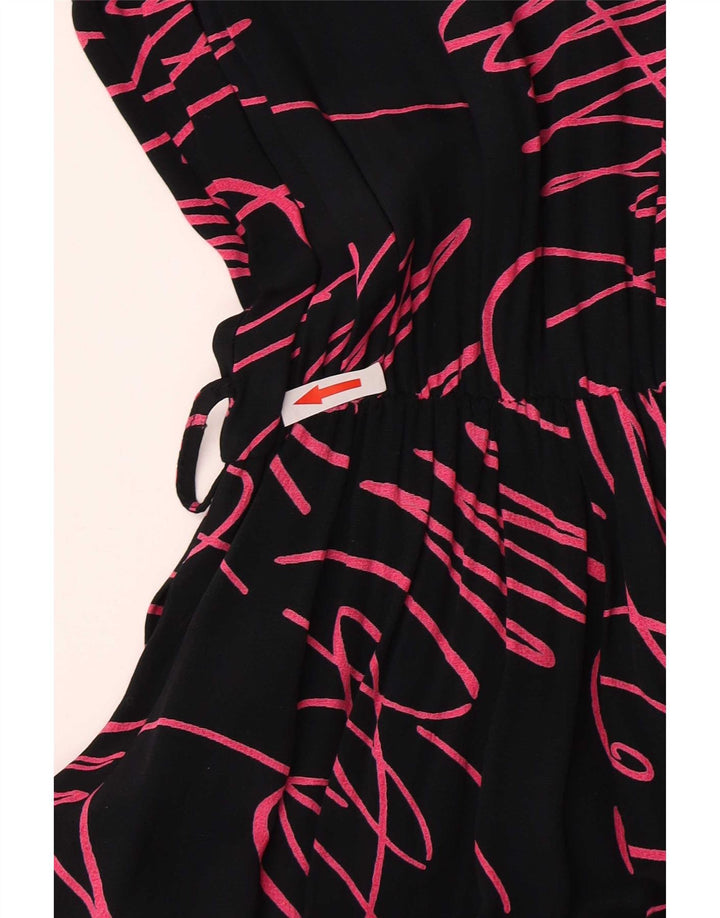 Yessica Womens By C&A Maxikleid mit abstraktem Muster EU 40 Mittelschwarz