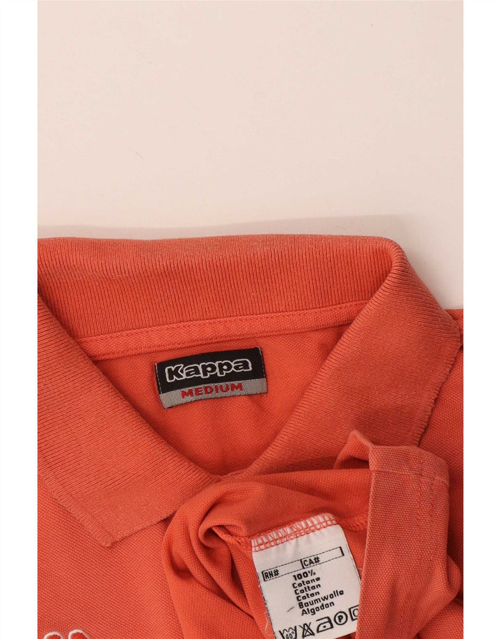 Kappa Herren Poloshirt Mittelorange Baumwolle