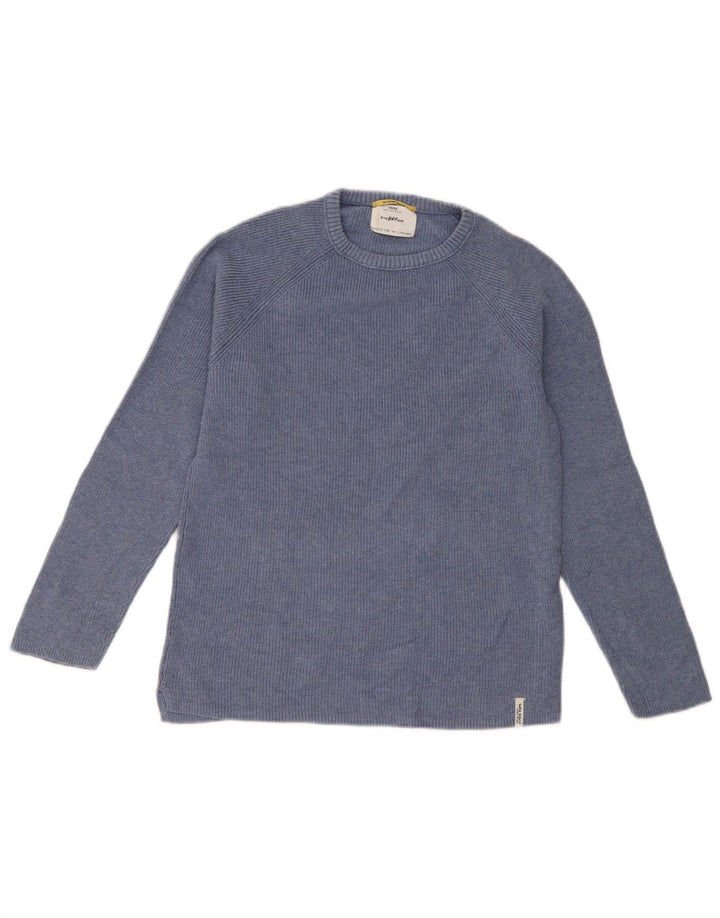 Zara Jungen-Pullover mit Rundhalsausschnitt, 11–12 Jahre, Blau