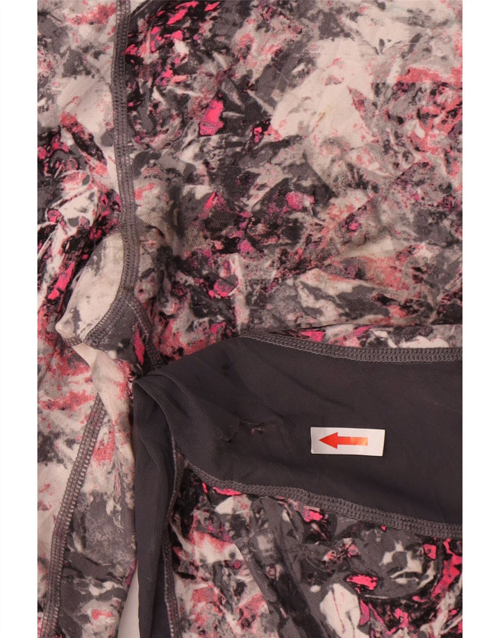 Calvin Klein Womens Abstract Pattern Leggings UK 8 Small Mehrfarbig