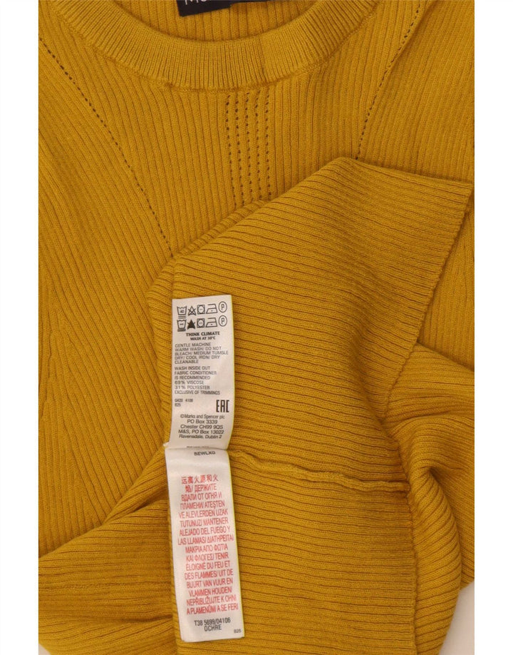 Marks & Spencer Damen Weste Top UK 12 Mittelbeige Viskose