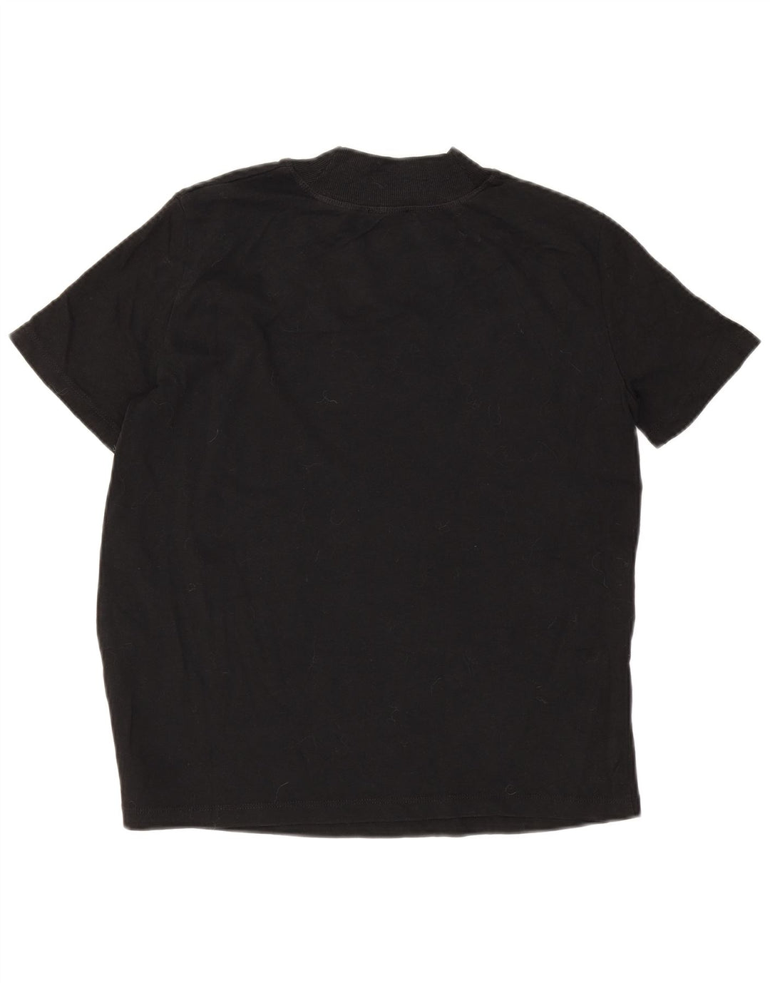 Zara Damen T-Shirt Top UK 10 Small Schwarz