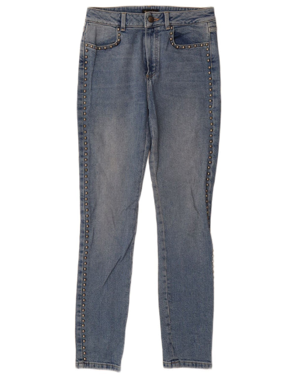 Massimo Dutti Damen Skinny Jeans EU 34 2XS W24 L27 Blau