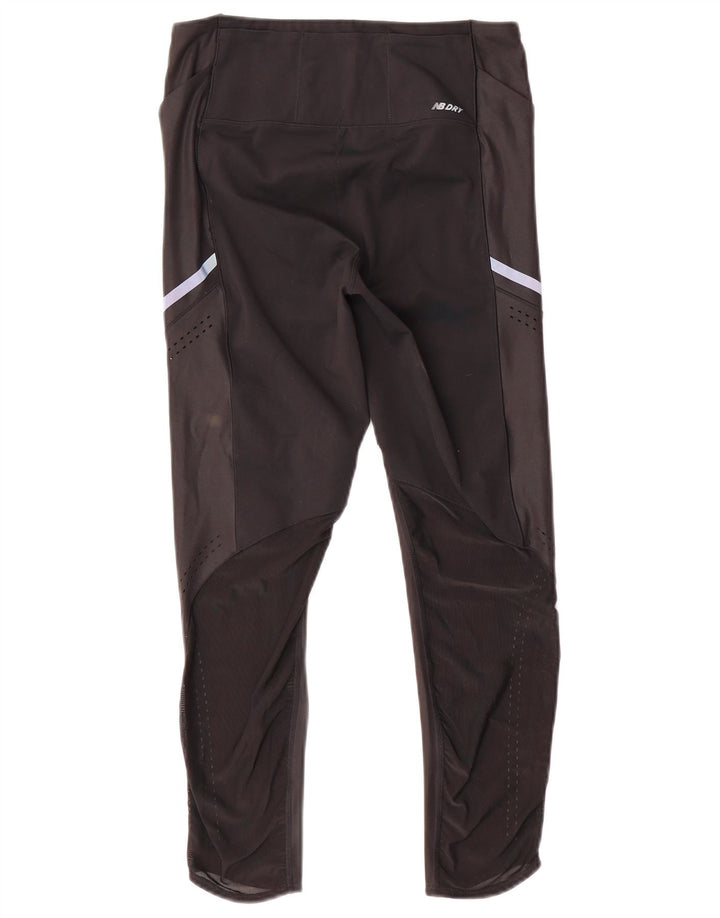 New Balance Damen Leggings UK 12 Medium Schwarz Polyester