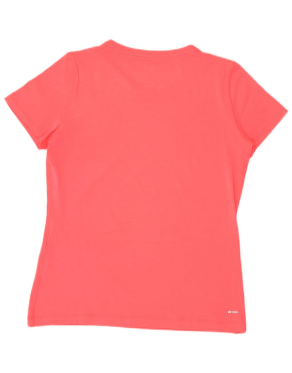 Adidas Damen T-Shirt Top UK 16/18 Large Pink