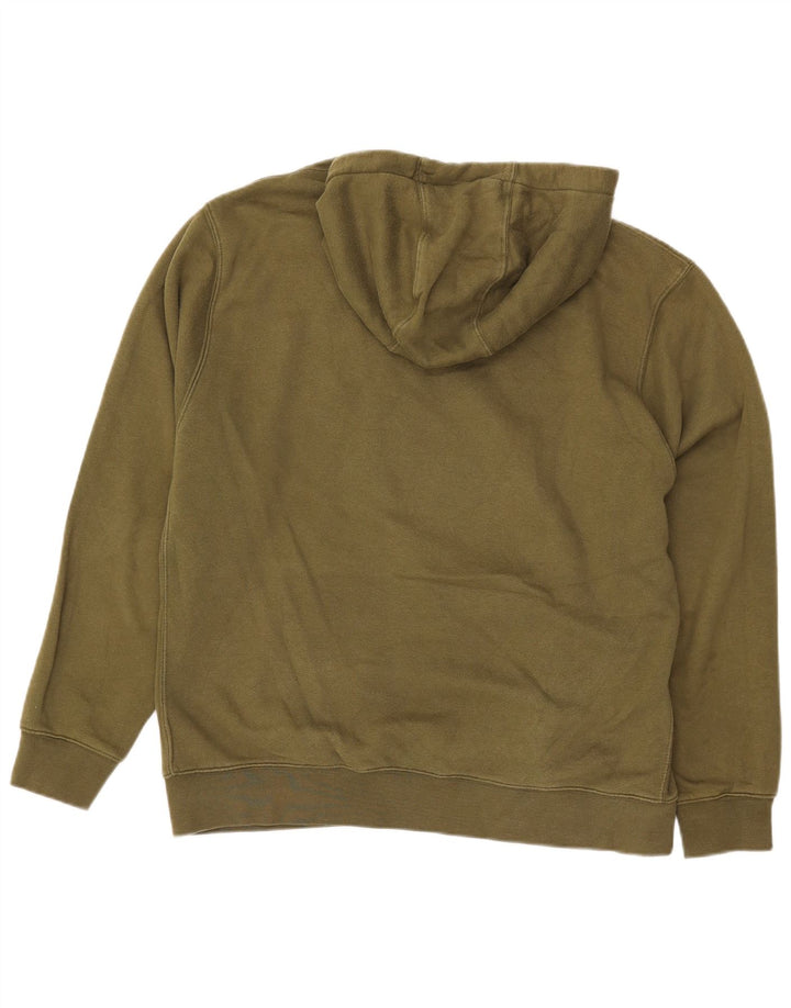 NIKE Herren Kapuzenpullover XL Khaki Baumwolle