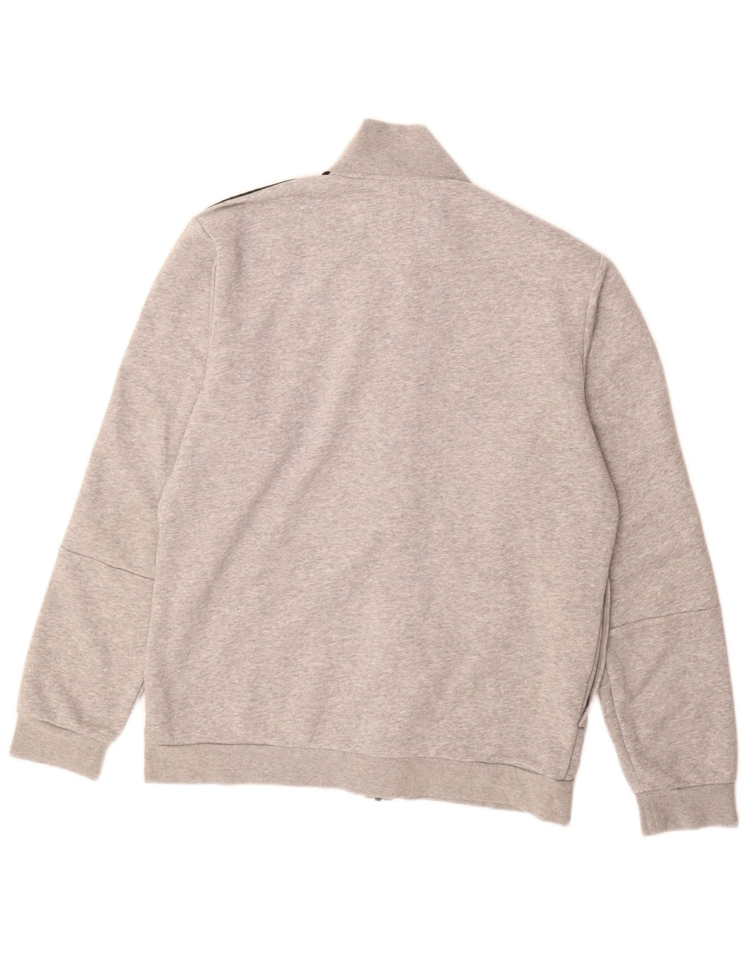 ADIDAS Herren-Trainingsanzug-Top-Jacke, UK 44/46, große graue Baumwolle