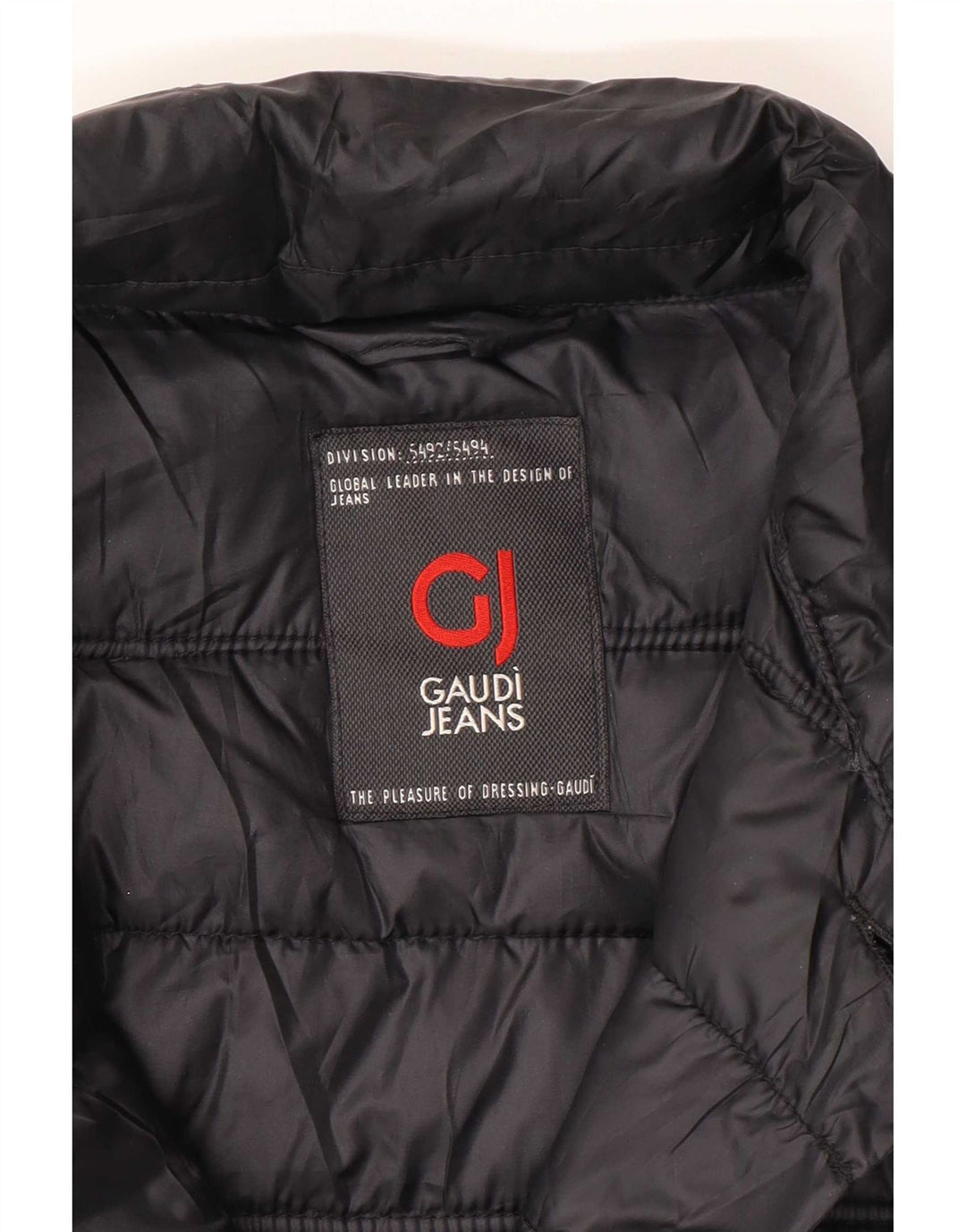 Gaudi Herren Wattierte Jacke UK 44 2XL Schwarz Polyester
