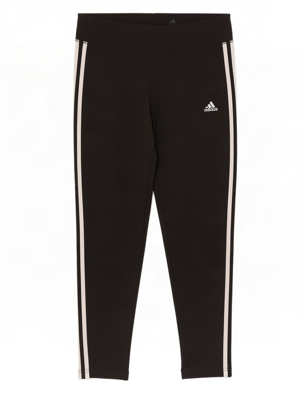 Adidas Damen Leggings UK 16/18 Large Schwarz Polyester