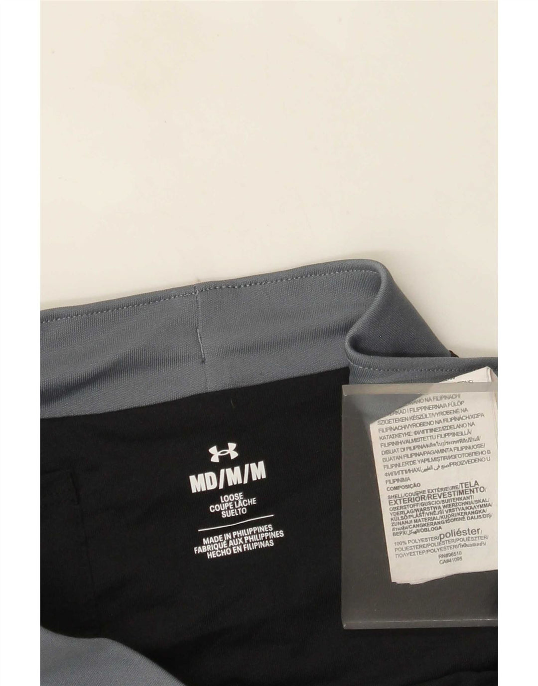 Under Armour Damen Sportshorts UK 14 Mittelschwarz geflecktes Polyester