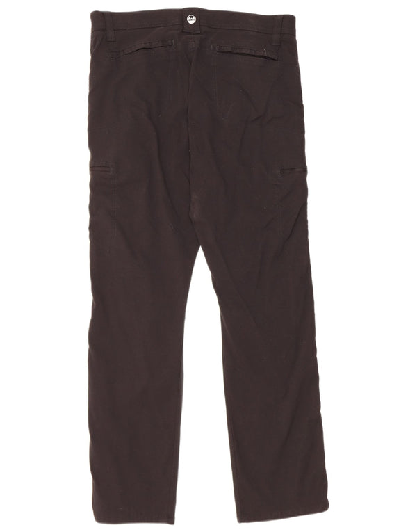 Wrangler Mens Cargo Trousers W36 L30 Black Nylon