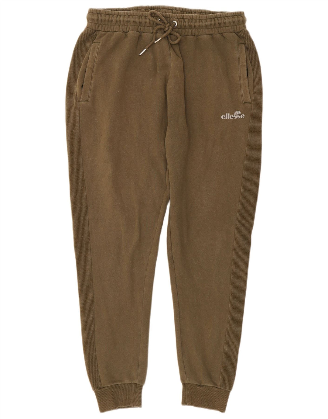 Ellesse Herren-Trainingshose, Jogginghose, groß, Khaki, Baumwolle
