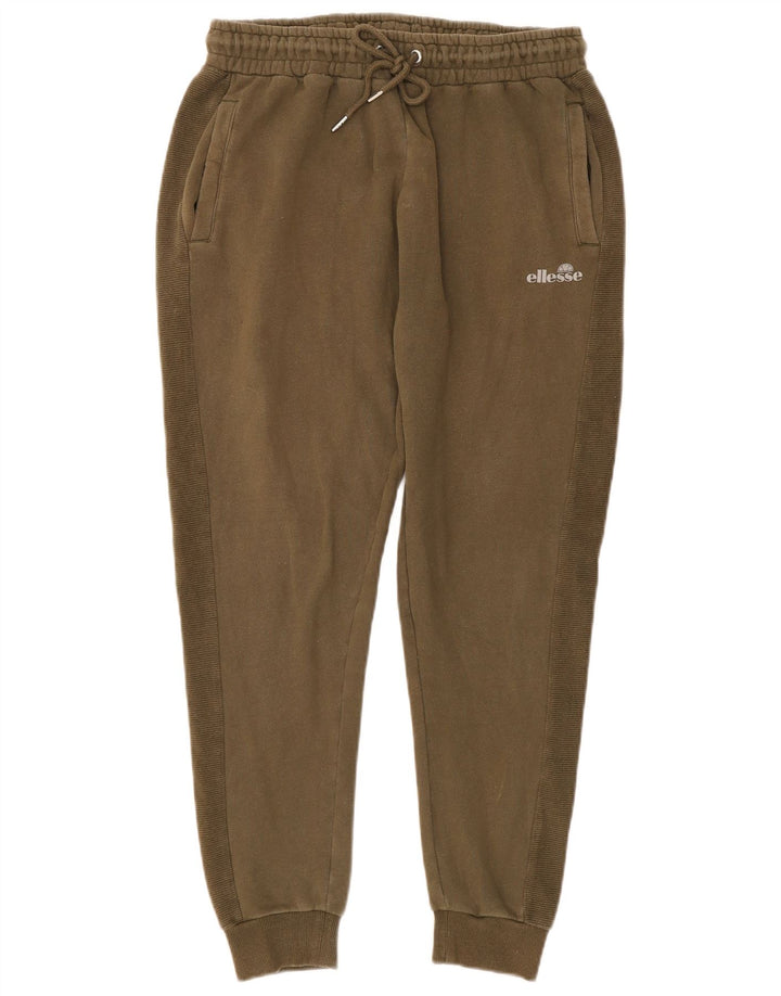 Ellesse Herren-Trainingshose, Jogginghose, groß, Khaki, Baumwolle