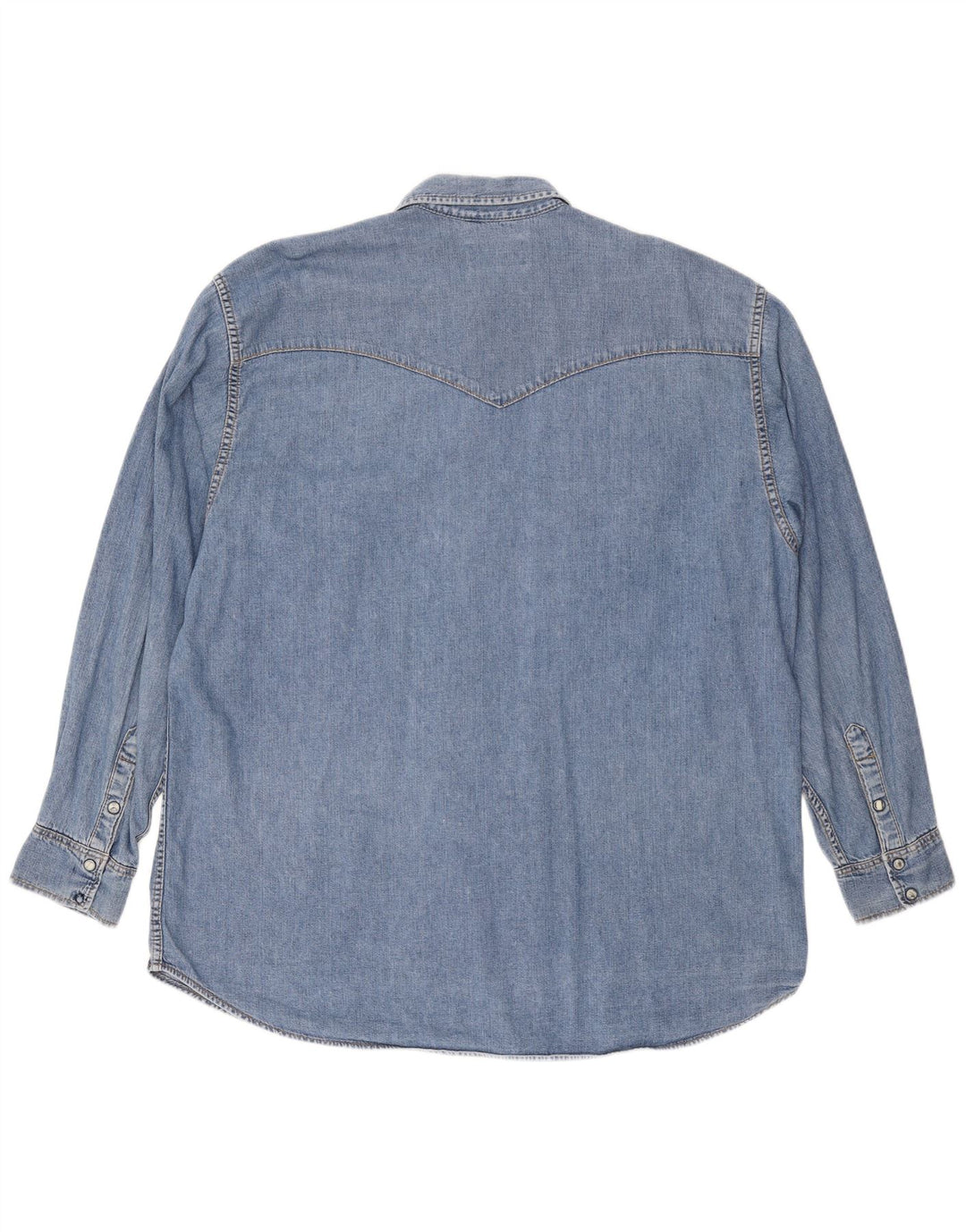 LEE Herren Jeanshemd 2XL Blaue Baumwolle