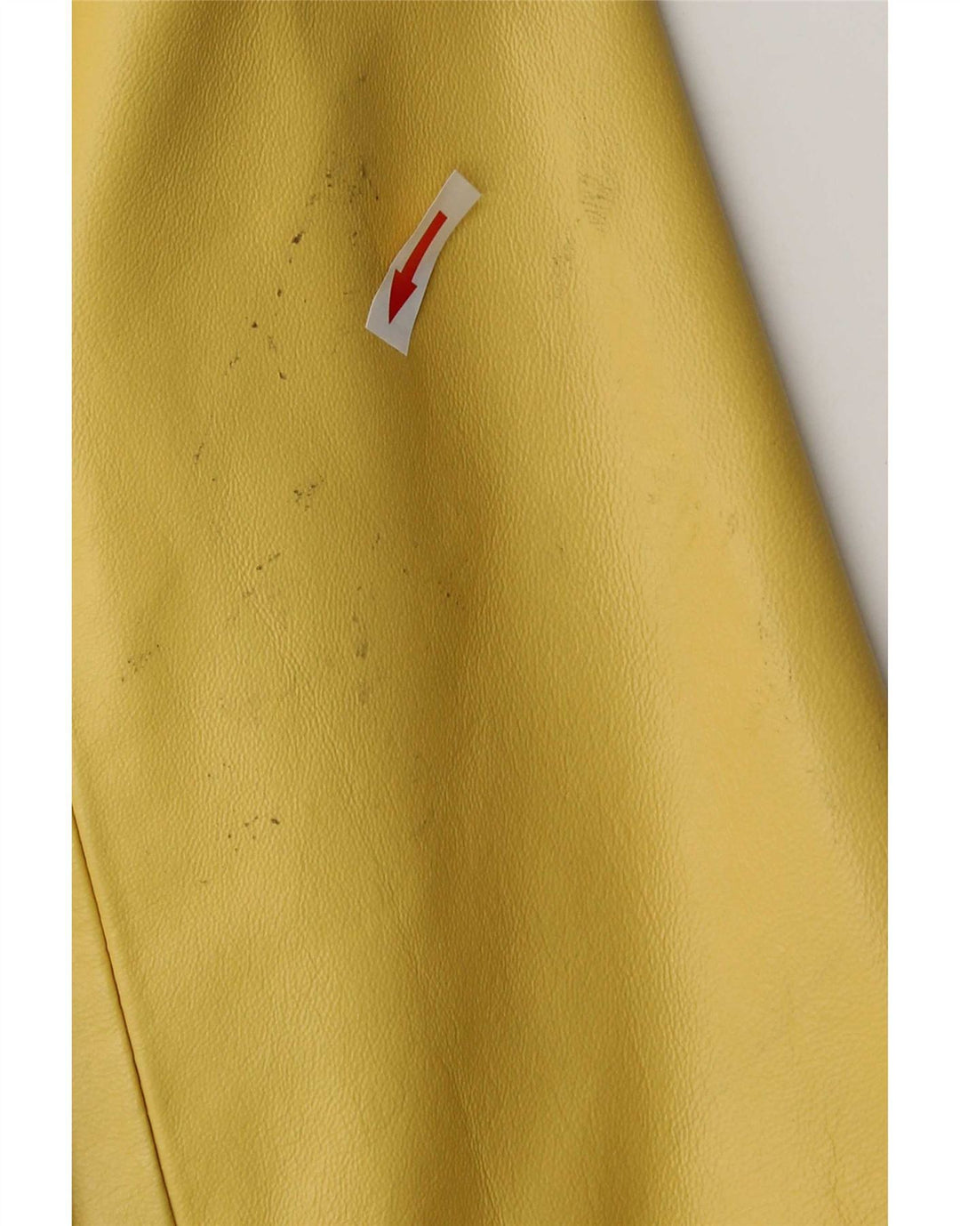 DINO' Z Damen-Lederjacke mit Reißverschluss, UK 12, mittelgelbes Leder