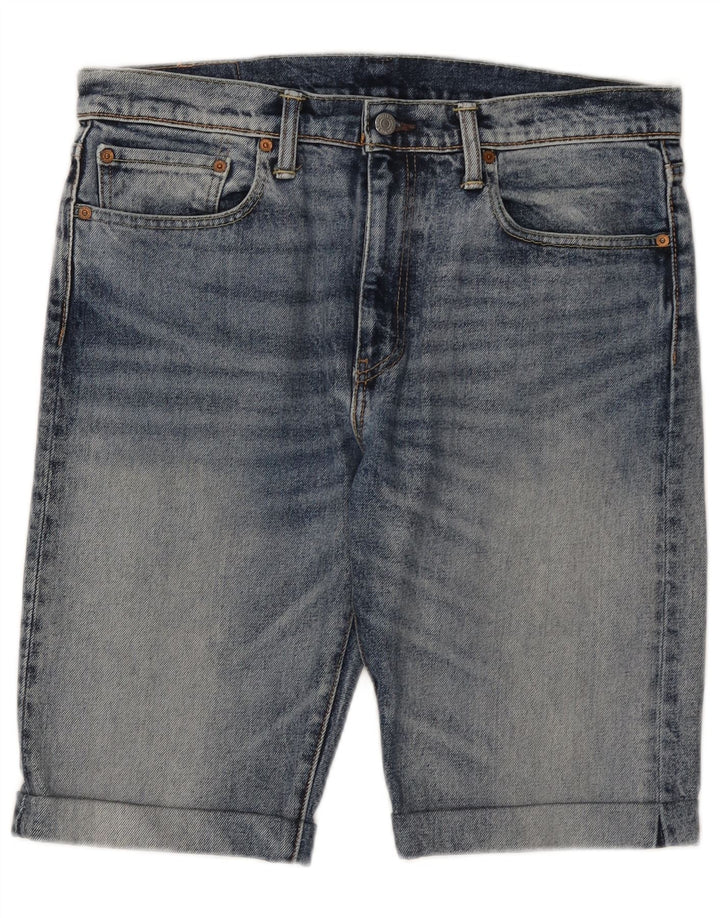 Levi's Herren 502 Denim Shorts W34 Große blaue Baumwolle