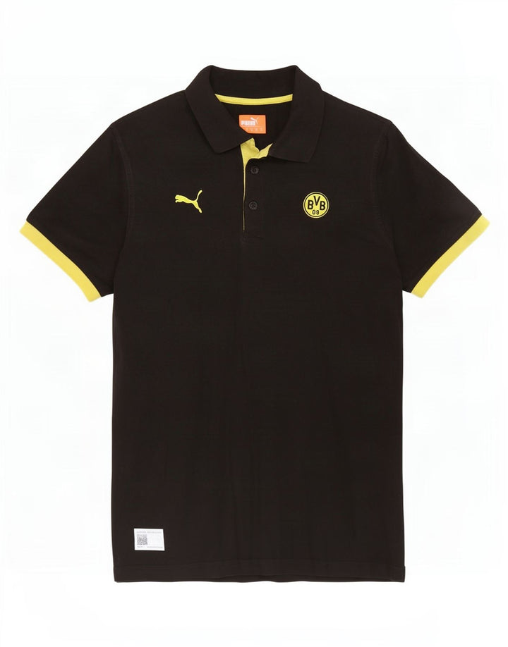 Puma Herren BVB Dortmund Poloshirt Medium Schwarz