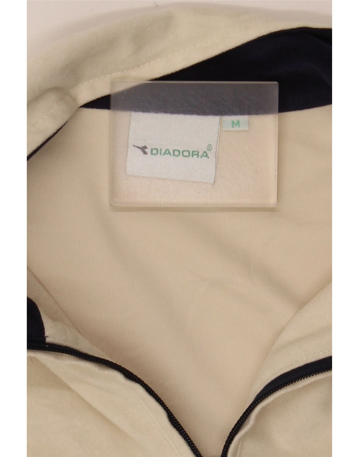 Diadora Herren-Trainingsanzug-Oberjacke, Mittelbeige, Farbblock
