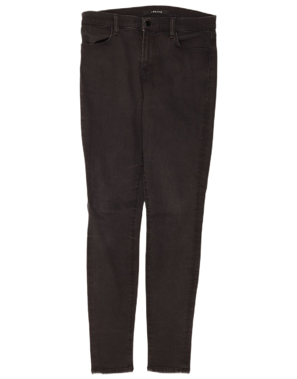 J Brand Damen Skinny Jeans W30 L29 Schwarze Baumwolle