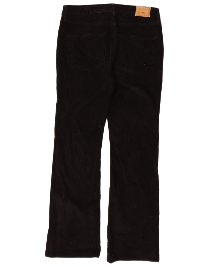 Superdry Damen Bootcut-Cordhose W30 L30 Schwarz
