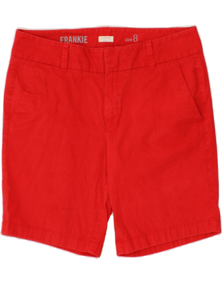 J. CREW Womens Frankie Chino Shorts US 8 Medium W34  Red Cotton Vintage J. Crew and Second-Hand J. Crew from Messina Hembry 