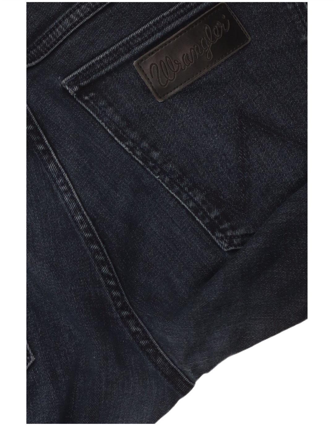 WRANGLER Herren Larston Slim Jeans W32 L32 Blaue Baumwolle