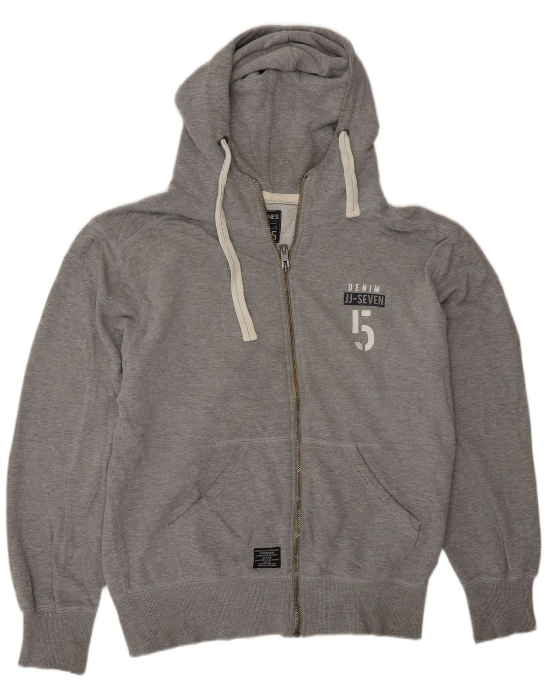 Jack & Jones Herren Graphic Zip Hoodie Pullover XL Grau