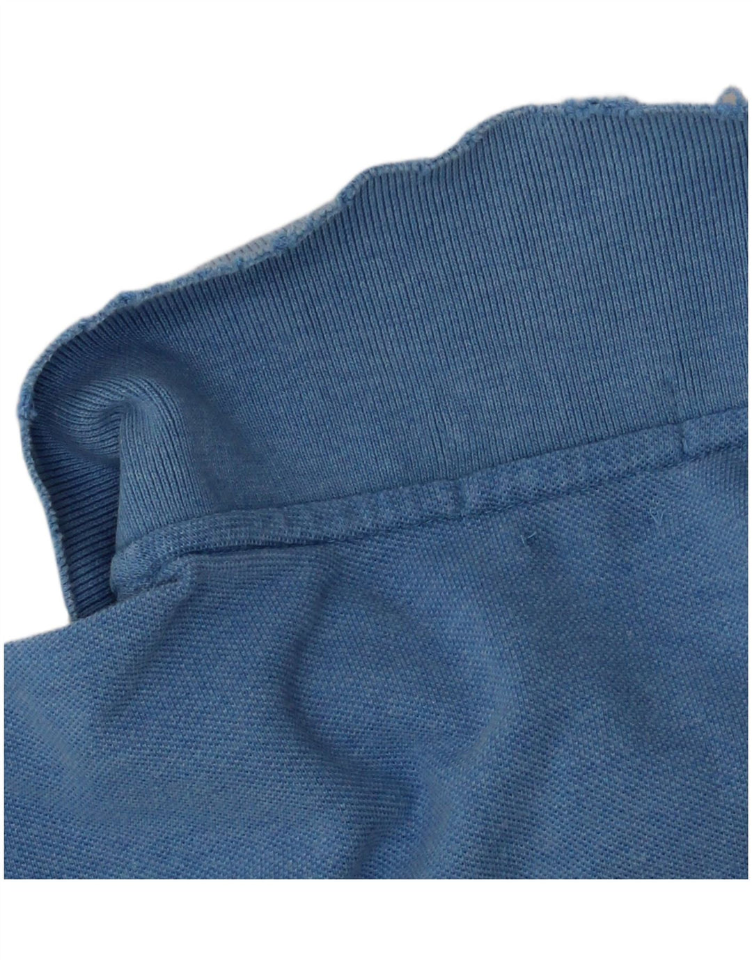 POLO RALPH LAUREN Herren-Poloshirt mit individueller Passform, XL, blaue Baumwolle