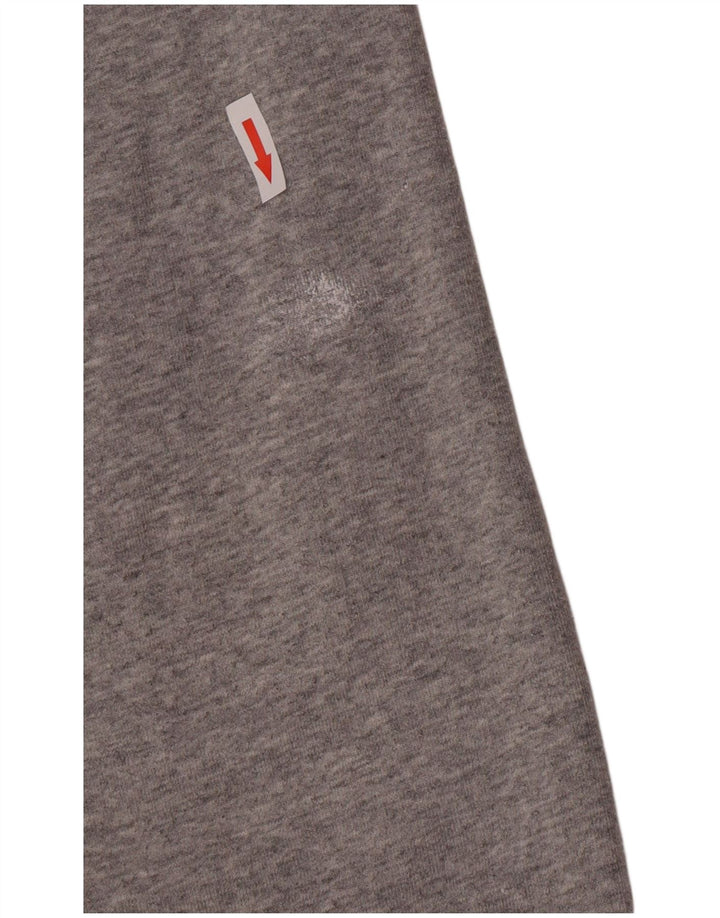 Timberland Herren-Kapuzenpullover mit Reißverschluss, groß, graue Baumwolle