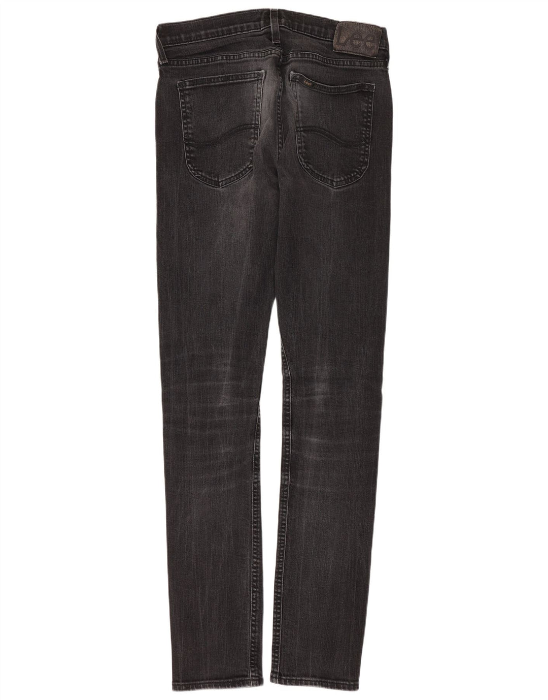 LEE Damen Luke Slim Jeans W31 L34 Schwarze Baumwolle