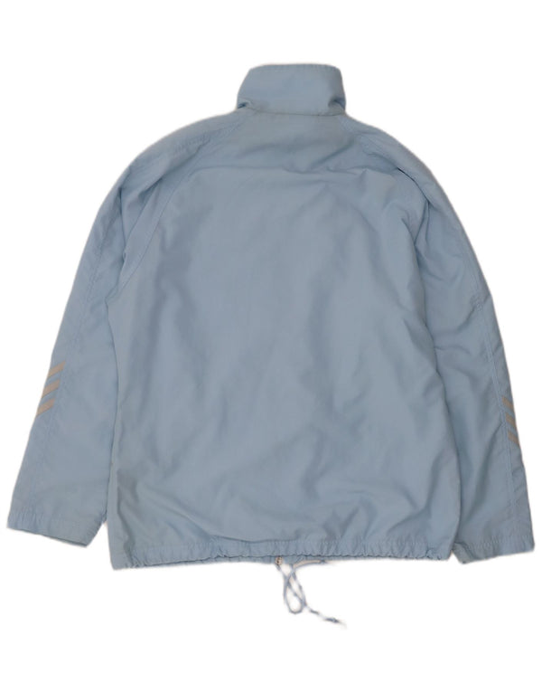 ADIDAS Damen-Trainingsanzug, Top-Jacke, UK 14, Größe L, blau, Polyester