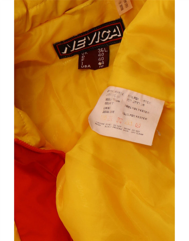 NEVICA Herren Loose Fit Windjacke UK 36 Small Rot Farbblock