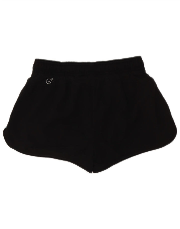 Puma Damen Sportshorts UK 12 Medium Schwarz Geometrisch