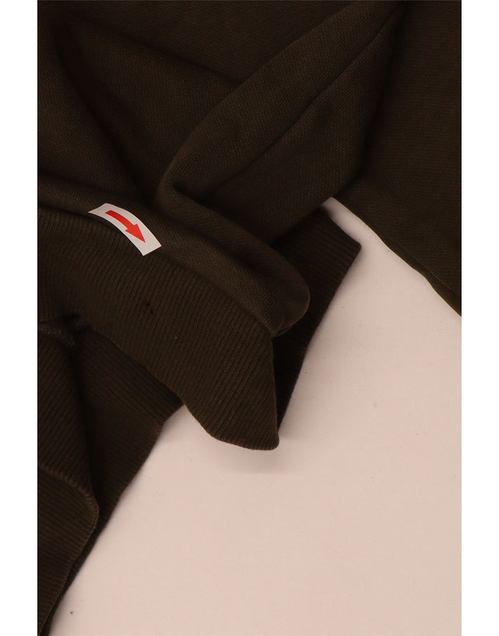 Puma Herren Grafik-Sweatshirt-Pullover, mittlere Khaki-Baumwolle