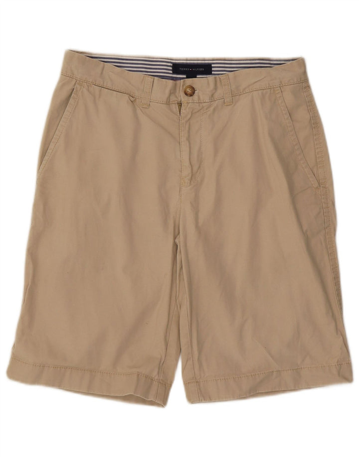 Tommy Hilfiger Herren Chinoshorts W30 Mittelbeige Baumwolle