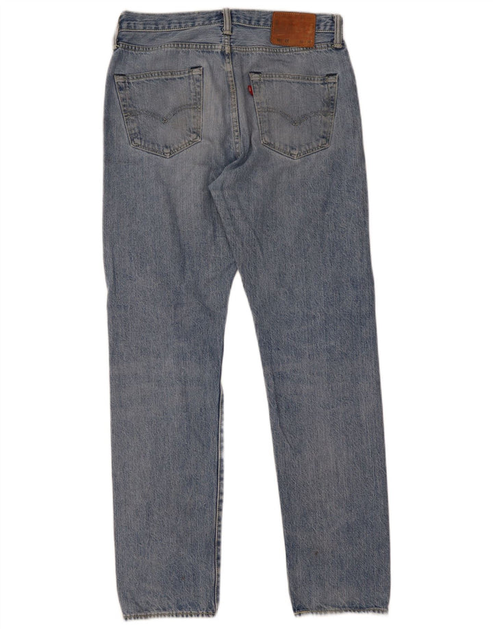 Levi's Herren 501 CT Straight Jeans W30 L32 Blaue Baumwolle