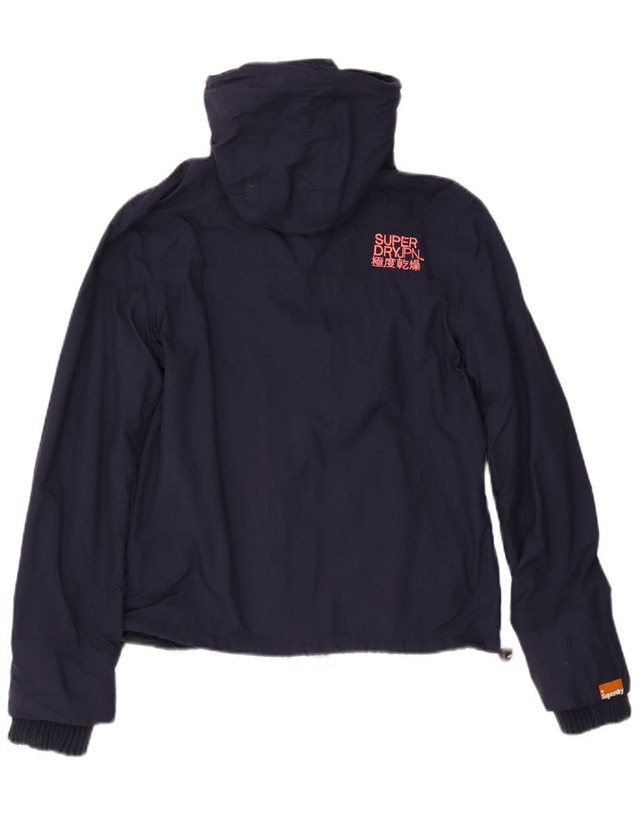 Superdry Damen The Windcheater Windjacke UK 14 Medium Marineblau