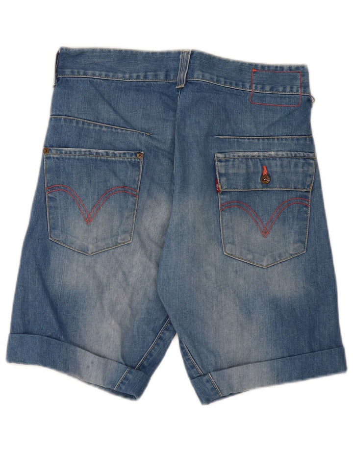 LEVI'S Mens Denim Shorts W30 Medium Blue Cotton
