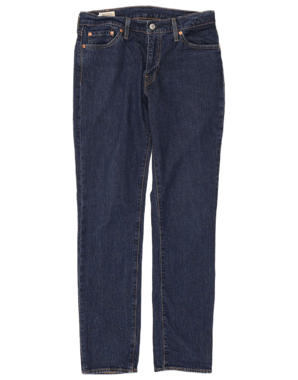 Levi's Damen 511 Slim Jeans W30 L32 Marineblau Baumwolle