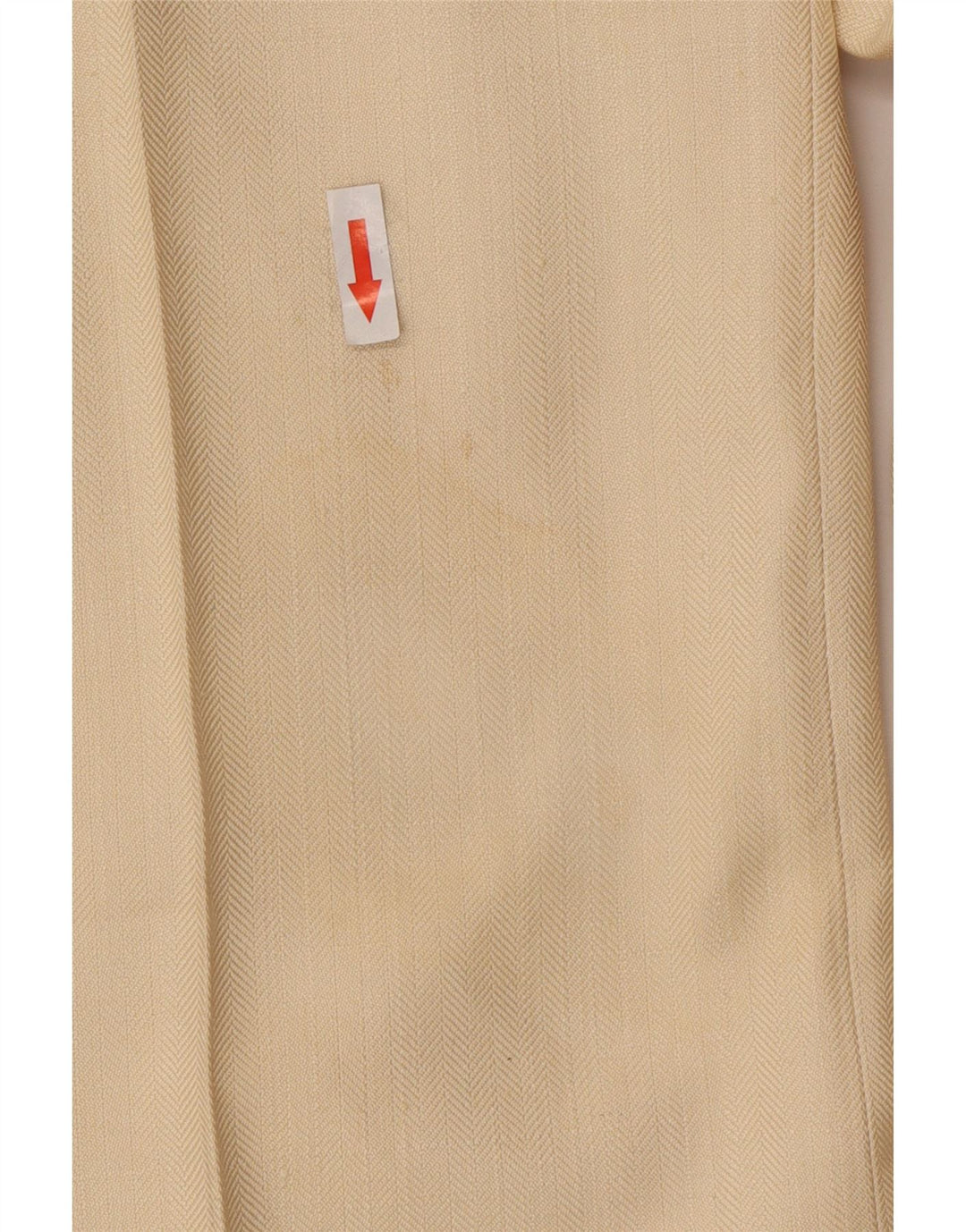 Vintage Herren 2-teiliger Anzug Groß W34 L30 Beige Seide