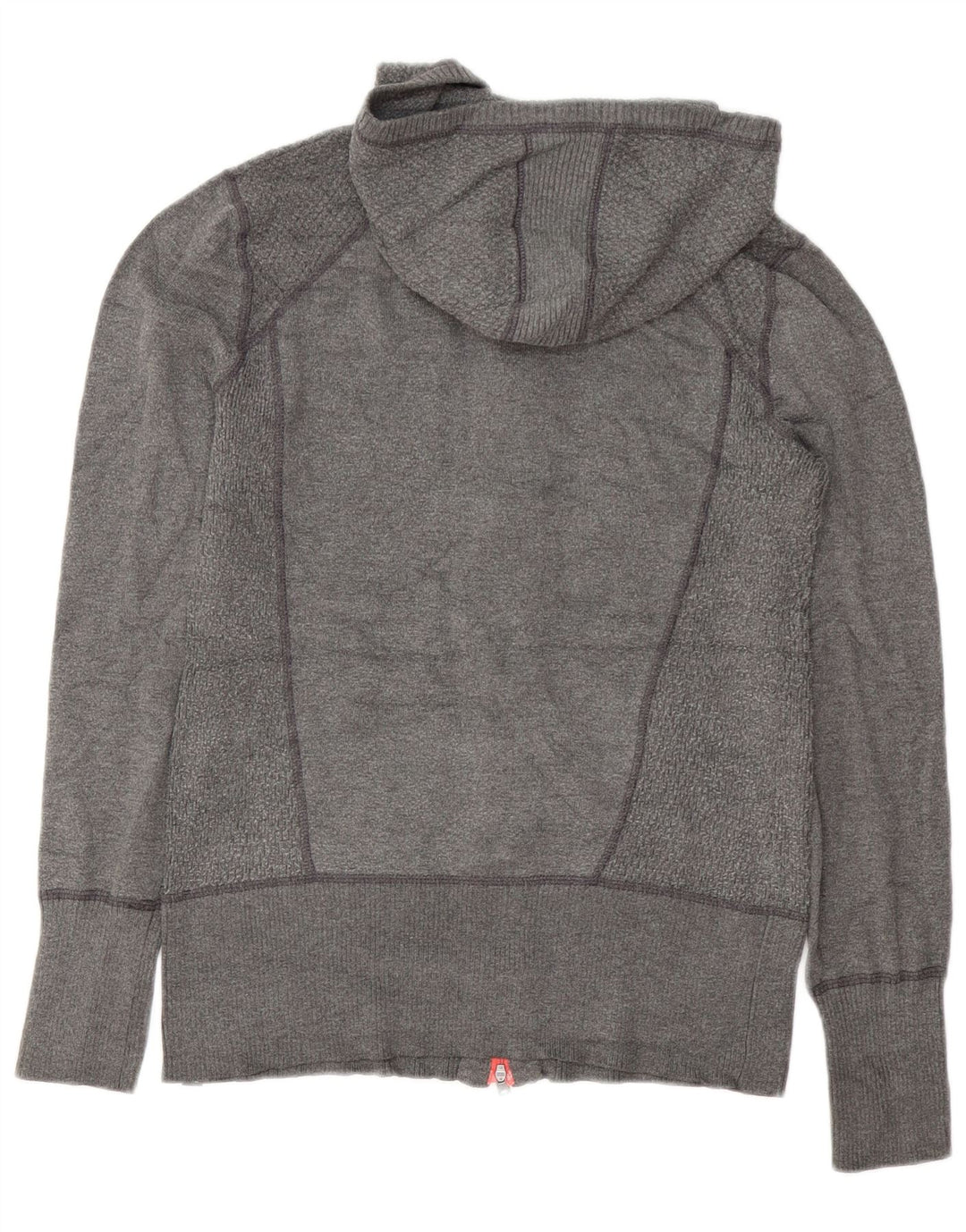 Eddie Bauer Damen-Strickjacke mit Kapuze, übergroß, Gr. 10, Größe S, Grau
