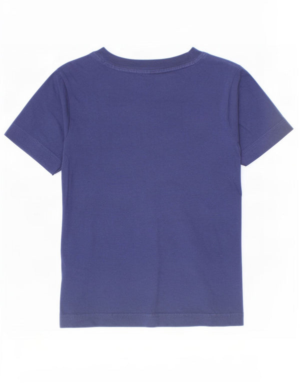 Adidas Jungen T-Shirt mit Grafik, Marineblau, Baumwolle, 5–6 Jahre