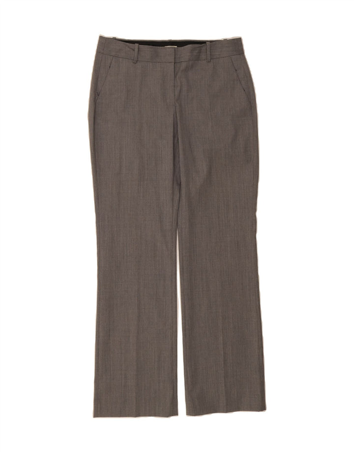 J. CREW Womens Straight Suit Trousers US 8 Medium W34 L33 Grey Wool Vintage J. Crew and Second-Hand J. Crew from Messina Hembry 