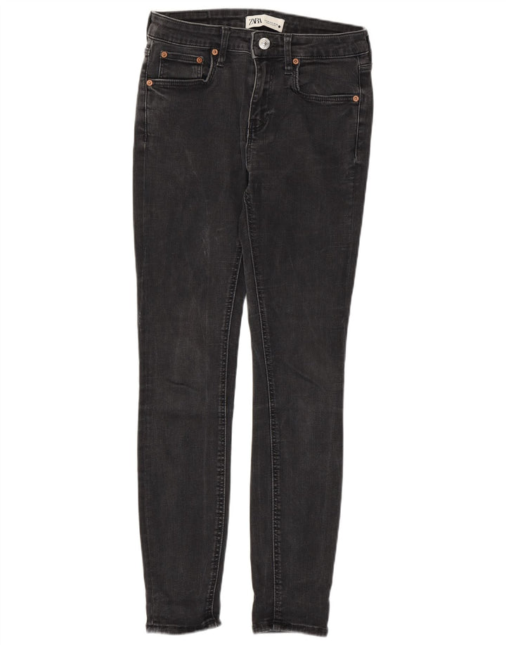 Zara Damen Skinny Jeans EU 38 Small W28 L26 Grau
