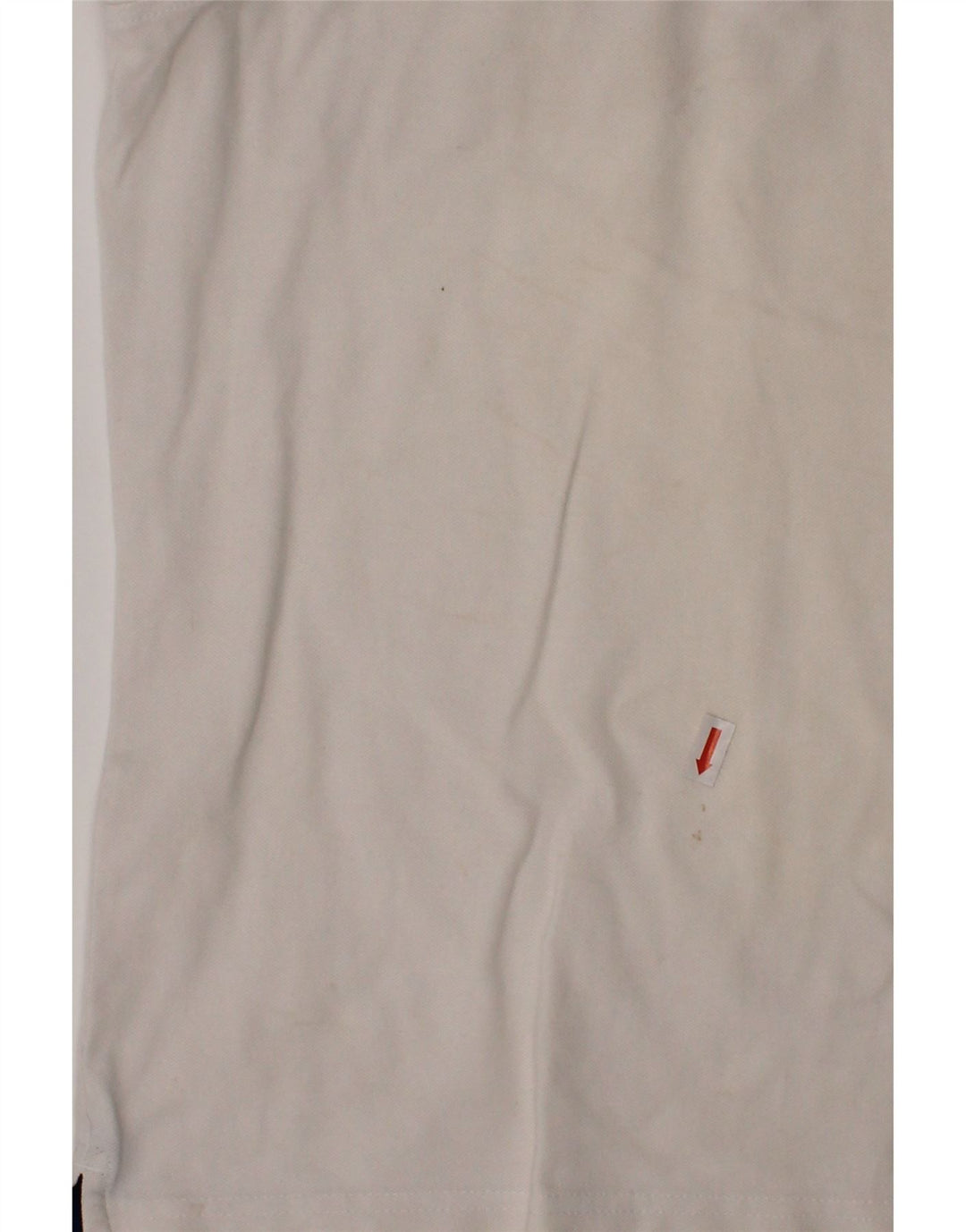 K-WAY Boys Polo Shirt 11-12 Years White Cotton Vintage K-Way and Second-Hand K-Way from Messina Hembry 