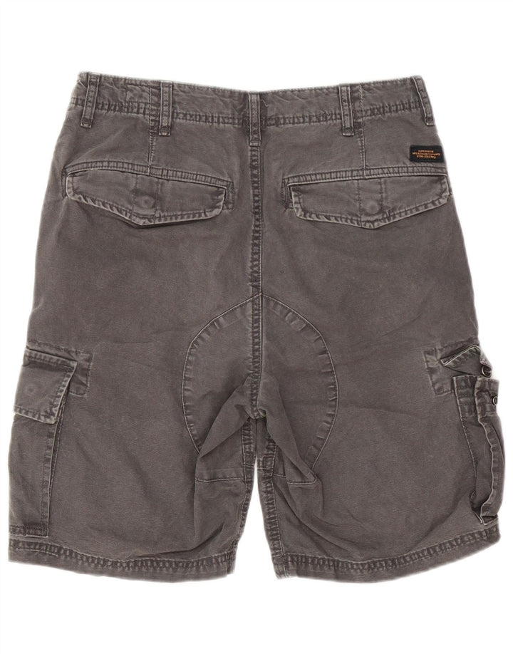 Superdry Herren Cargoshorts W30 mittelgraue Baumwolle