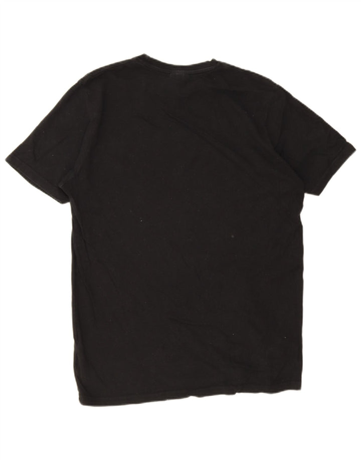 Ellesse Herren T-Shirt Top Medium Schwarz Baumwolle