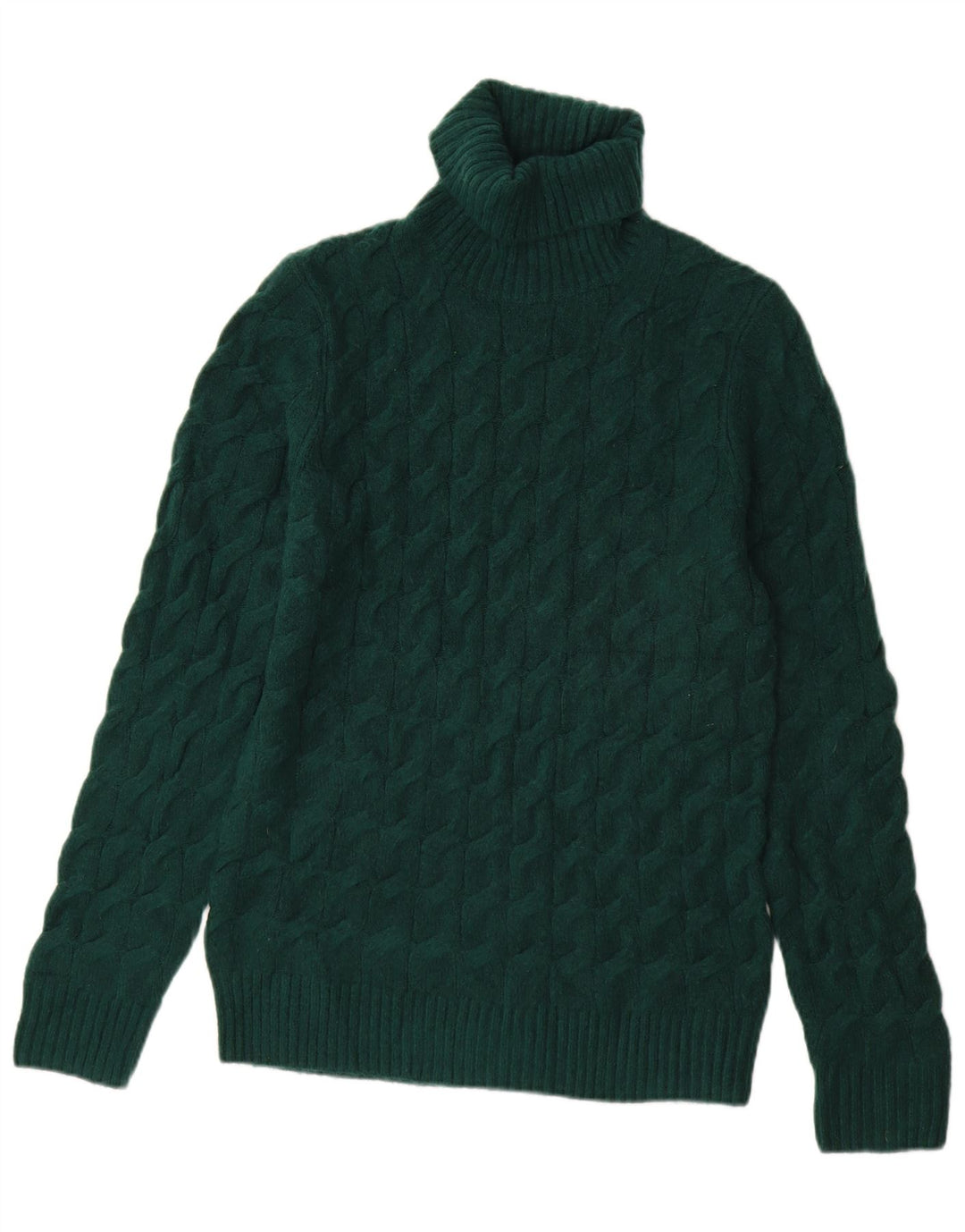 MARKS & SPENCER Rollkragenpullover für Damen, Gr. 10, Small, Grün, Acryl