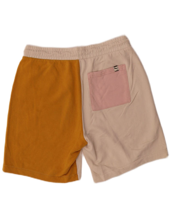 Puma Herren-Sportshorts, mittelgroß, mehrfarbig, Colourblock-Baumwolle